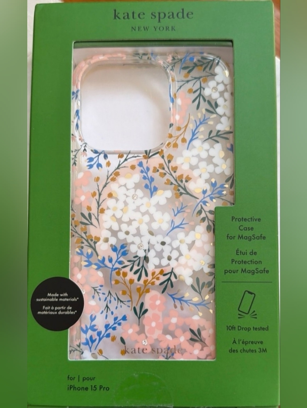 iPhone 15 Pro Kate Spade phone case